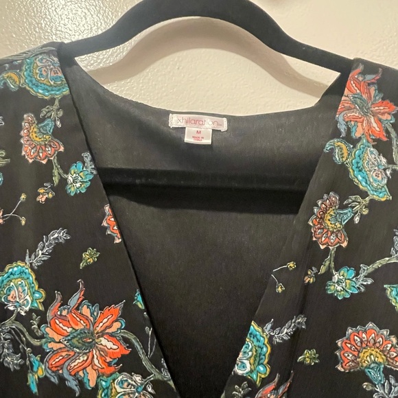 Floral Black Romper - Picture 2 of 16